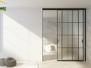 Cửa ngăn phòng tắm tiêu chuẩn nhôm slim