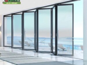 Cửa nhôm slim xếp gấp giúp tận dụng tối đa không gian